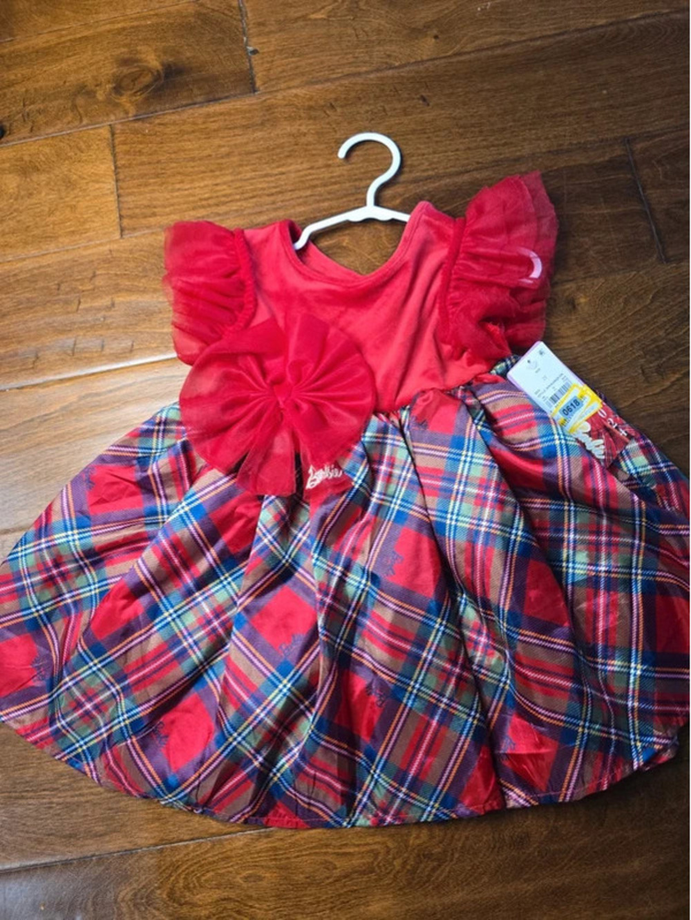 2t brand new barbie christmas dress item, 618G8